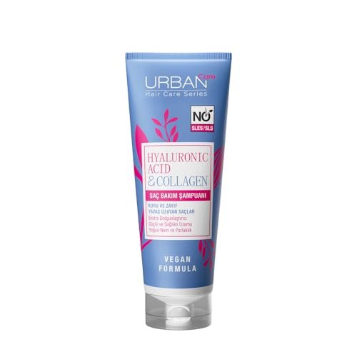 URBAN Care Hyaluronik Asit  Kolajen Kuru ve Cansız Saçlara Özel Saç Bakım Şampuanı Sülfatsız 250 ml- Vegan