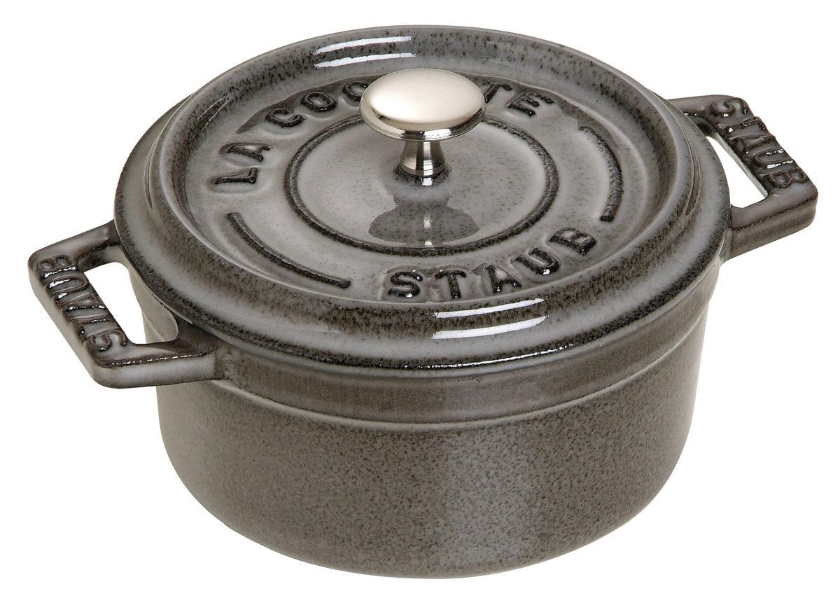 Staub La Cocotte Mini Döküm Tencere, 10 cm, Gri