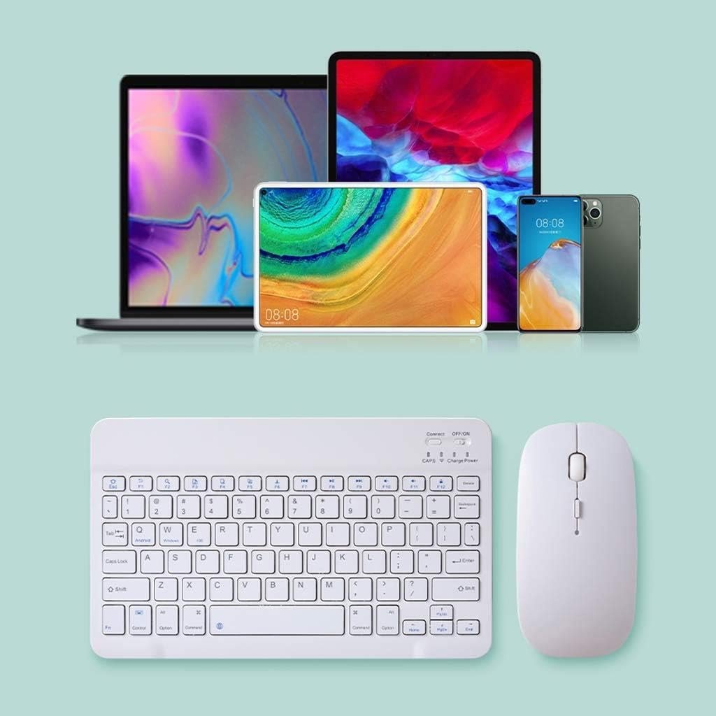 Valkyrie Bluetooth Ios Ipad Android Windows Uyumlu Klavye Mouse Seti - Sessiz - Şarjlı - Combo - Ultra İnce - Türkçe - Kablosuz Beyaz