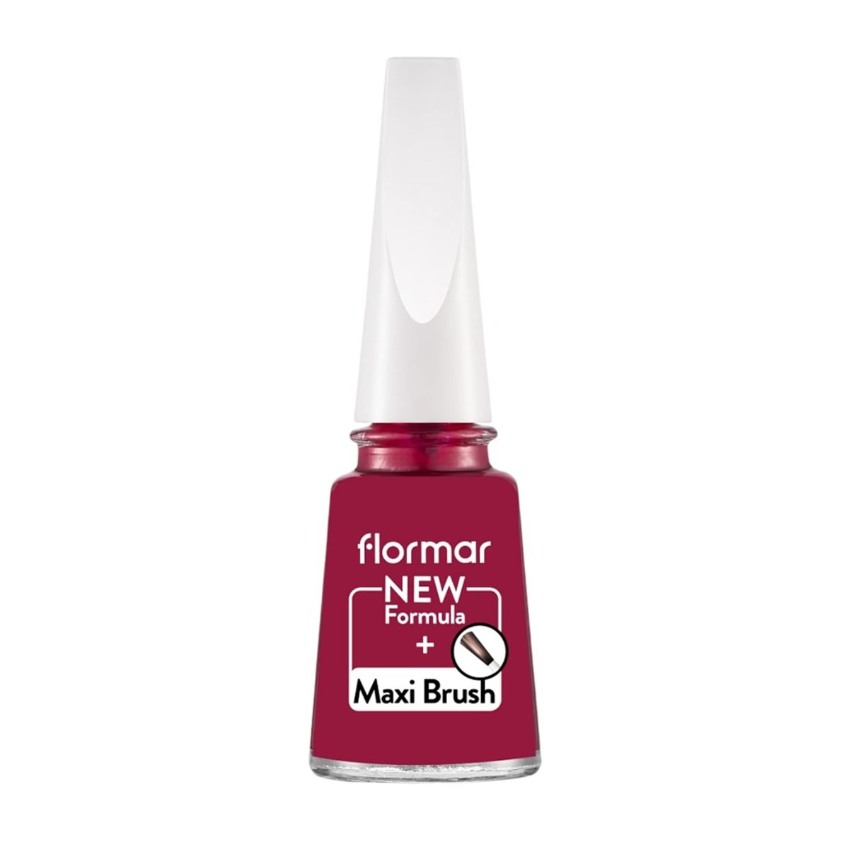 Flormar Klasik Parlak Bitişli Yüksek Pigmentli Oje -nail Enamel-075 Baroque Bordeaux New- 8682536035736