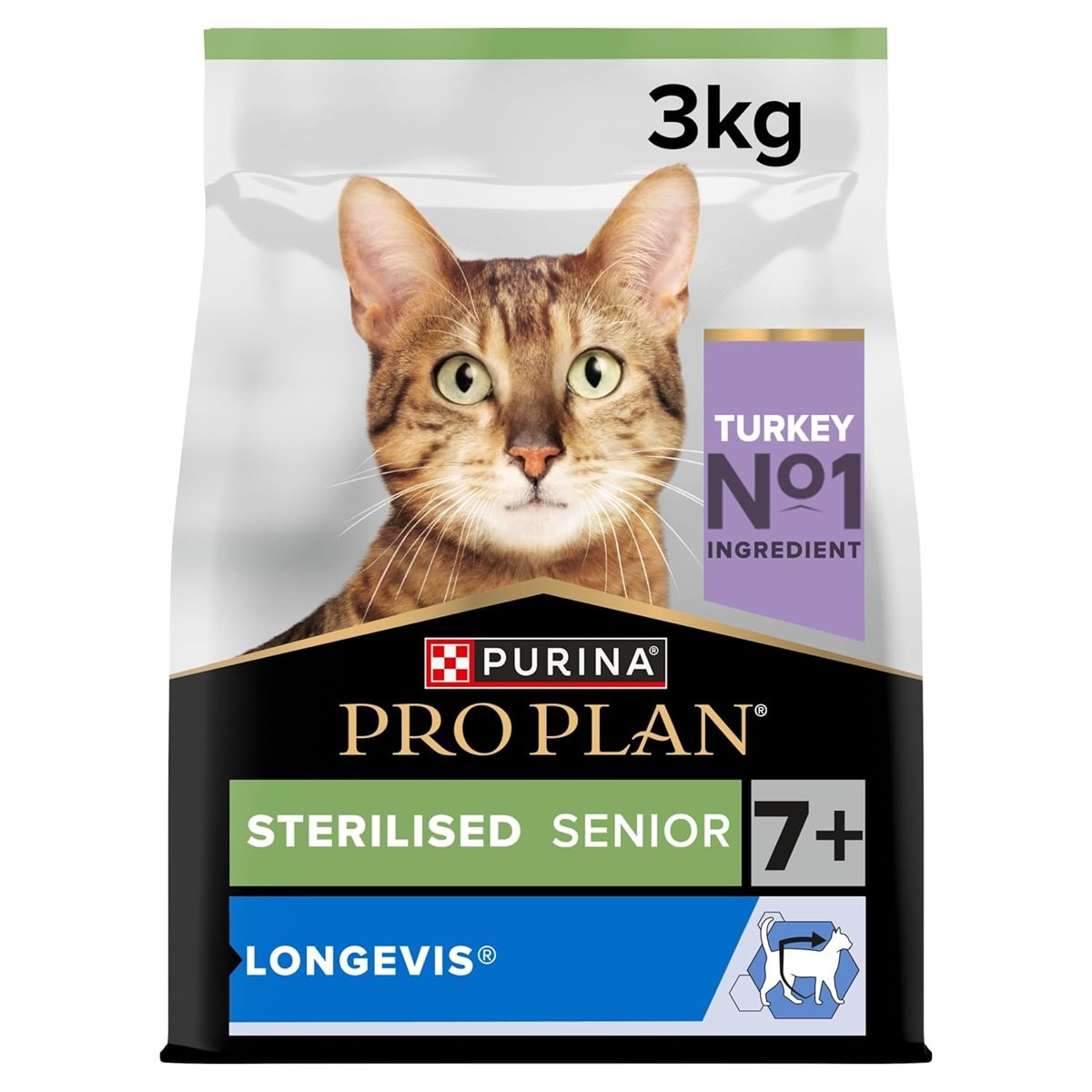 Pro Plan Senior Hindili Kuru Kısırlaştırılmış Kedi Maması 3 kg