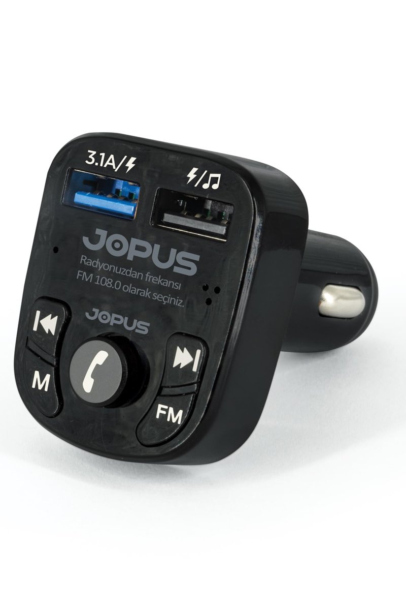 Bluetooth FM Transmitter Kablosuz Araç İçi Kiti Çakmaklık Şarj Aleti Oto MP3 Çalar USB Araç Müzik Adaptörü