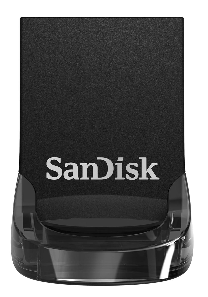 SanDisk Ultra Fit USB 3.2 Flash Sürücü 1 TB, (Dizüstü Bilgisayar ve Oyun Konsolları için, Tak ve Stay, 400 MB/s Okuma, RescuePRO Deluxe Yazılım)