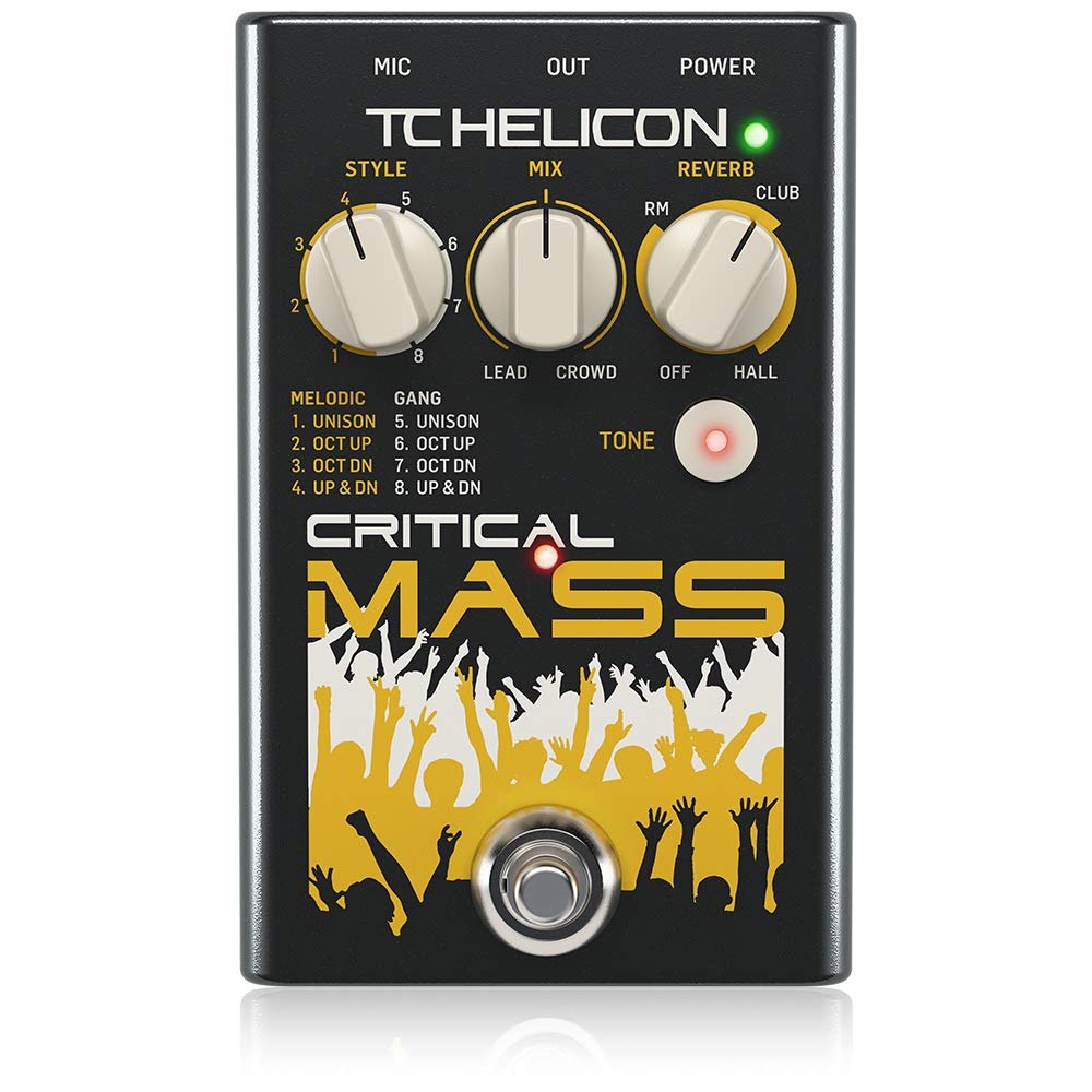 TC Helicon Büyük Grup-Ses Efektleri İçin Stüdyo Kalitesinde Vokal Stompbox