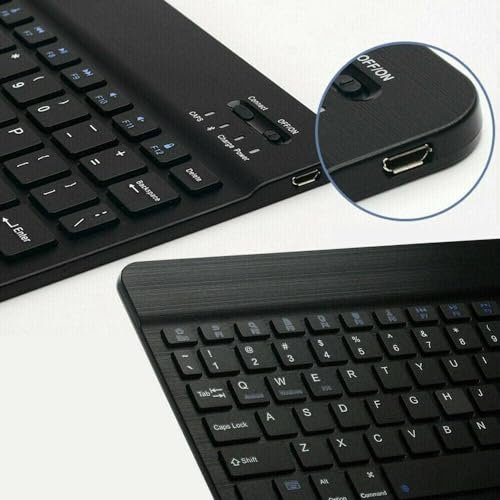 Valkyrie Bluetooth Ios Ipad Android Windows Uyumlu Klavye Mouse Seti - Sessiz - Şarjlı - Combo - Ultra İnce - Türkçe - Kablosuz Siyah