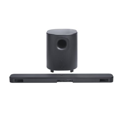JBL Bar 500 M2, 10 inç subwoofer, Dolby Atmos, HDMI eARC, Wi-F/Bluetooth, 4K desteği, PureVoice 2.0 ve MultiBeam 3.0 ile 5.1 kanallı ses bar sistemi, siyah