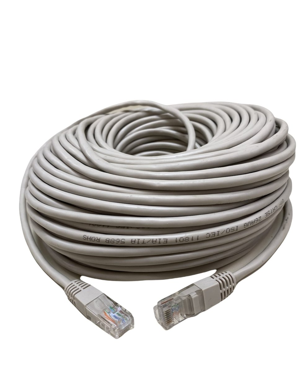 50 Metre İnternet Kablosu Cat 6 Kalın Sağlam Kablo