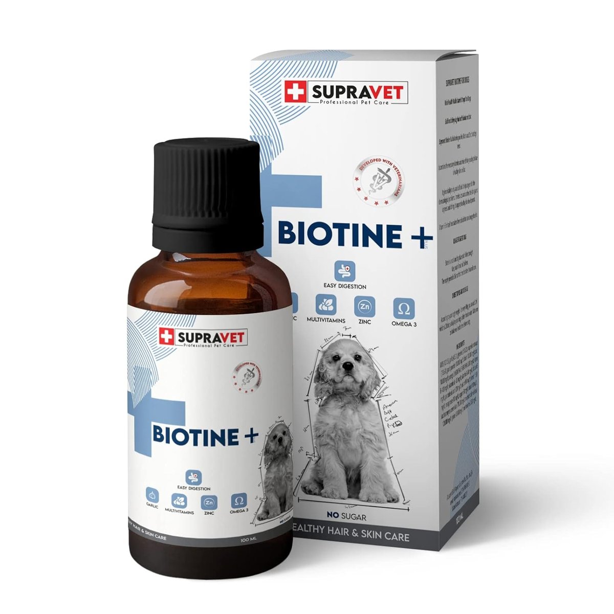 Supravet Biotine Dog Deri Tüy Sağlığı Damla 100 Ml