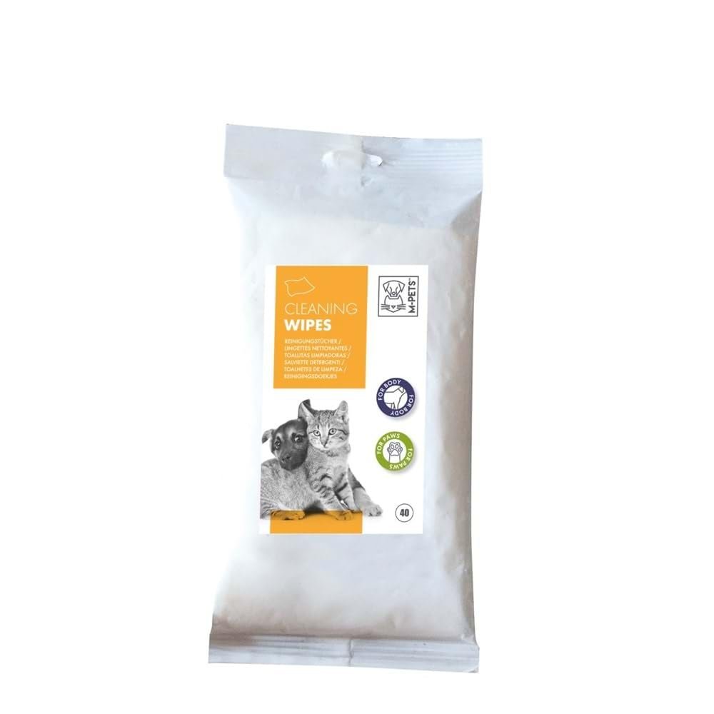 M-PETS KEDİ/KÖPEKLER İÇİN TEMİZLEME MENDİLİ 40LI