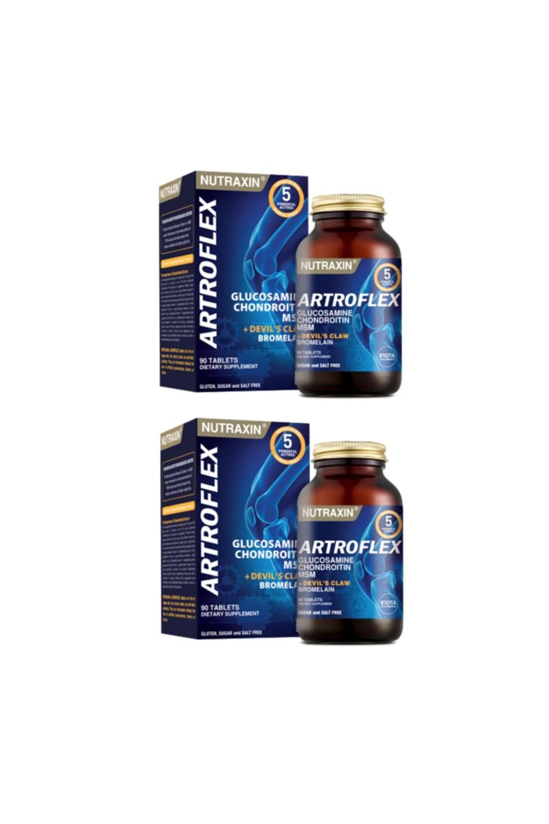 Nutraxin Artroflex Eklem, Kemik ve Kas Ağrıları İçin 90 Tablet x 2 Adet, ezz000382