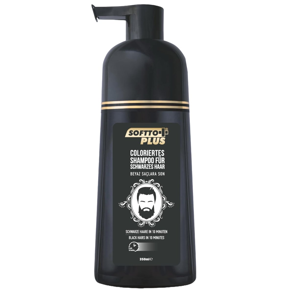 SOFTTO PLUS BLACK HAIR SHAMPOO SİYAHLAŞTIRICI ŞAMPUAN 350ML