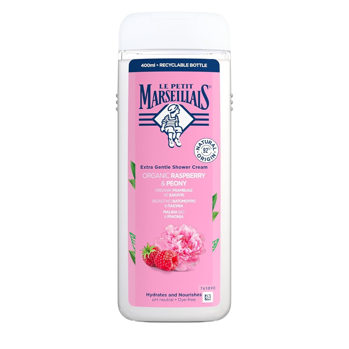 Le Petit Marseillais Frambuaz ve Şakayık Duş Jeli 400 Ml