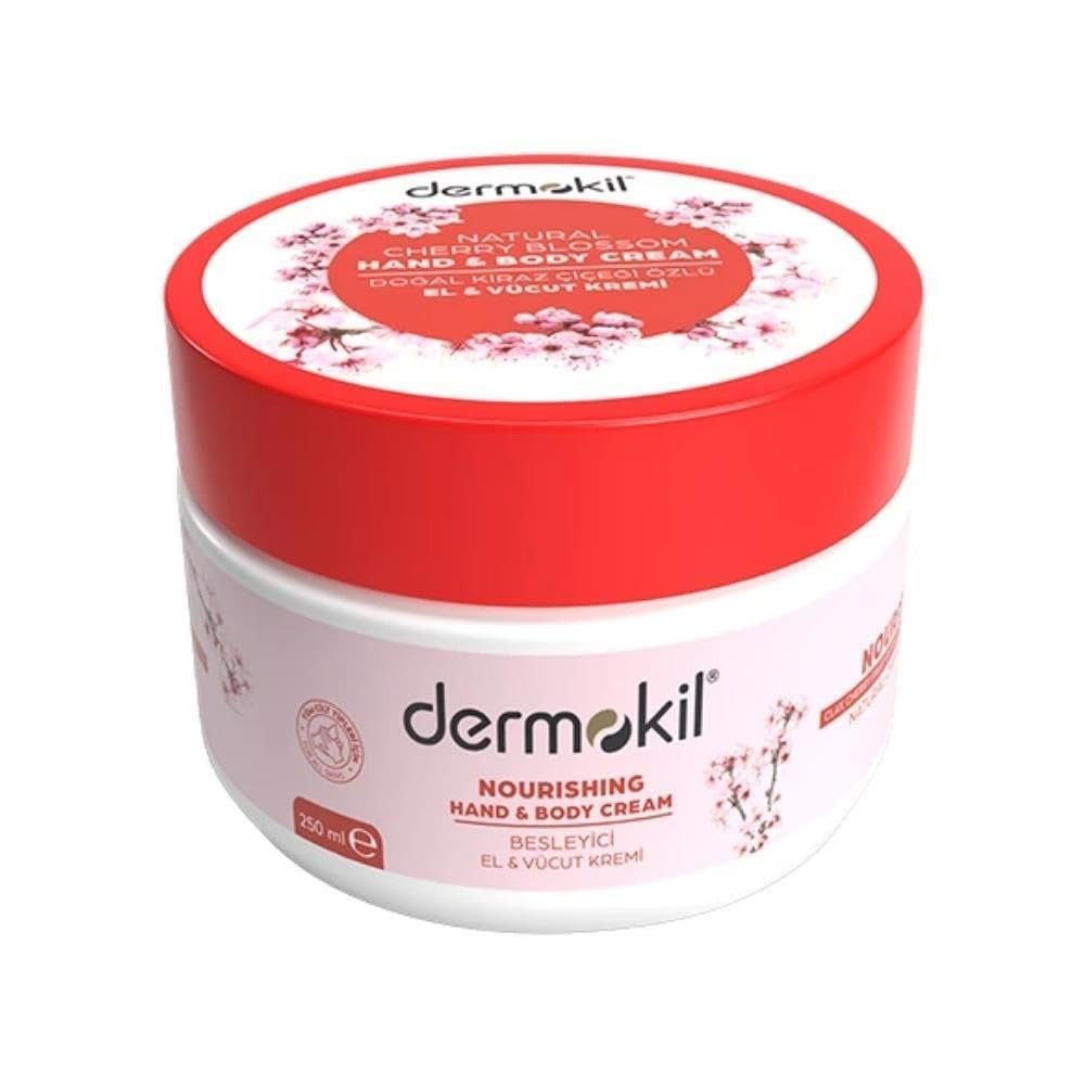 DERMOKİL Kiraz Çiçeği El ve Vücut Kremi 250 ml