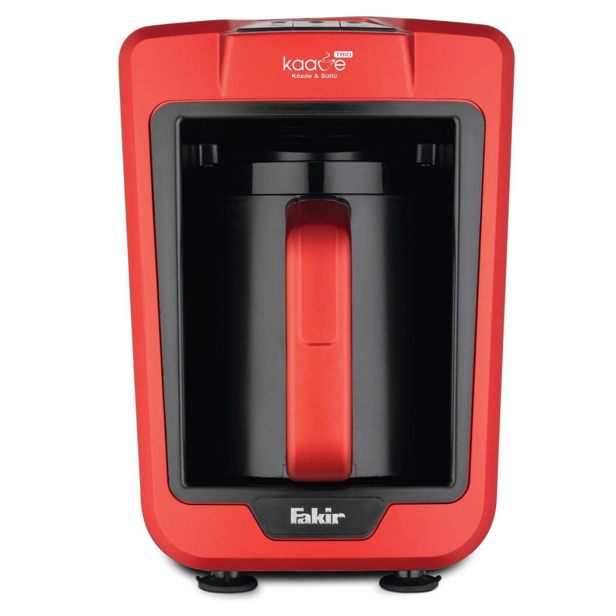 Fakir Kaave Trio 4 Fincan Kapasiteli Közde  Sütlü Türk Kahvesi Makinesi Rouge