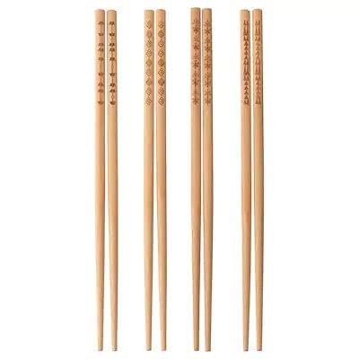 IKEA Trebent Yıkanabilir Bambu Chopstıck Japon Çin Yemek Çubuğu