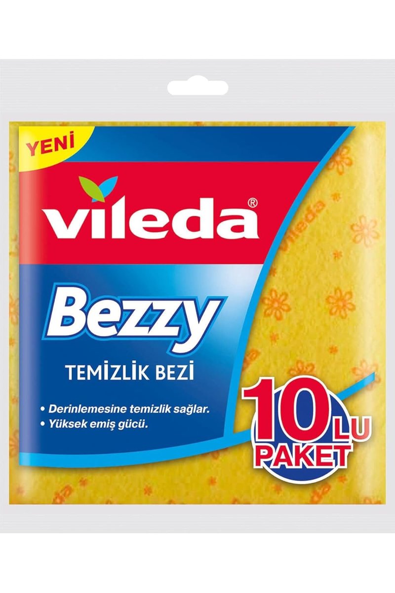 Vileda Bezzy Temizlik Bezi, 10'lu Paket