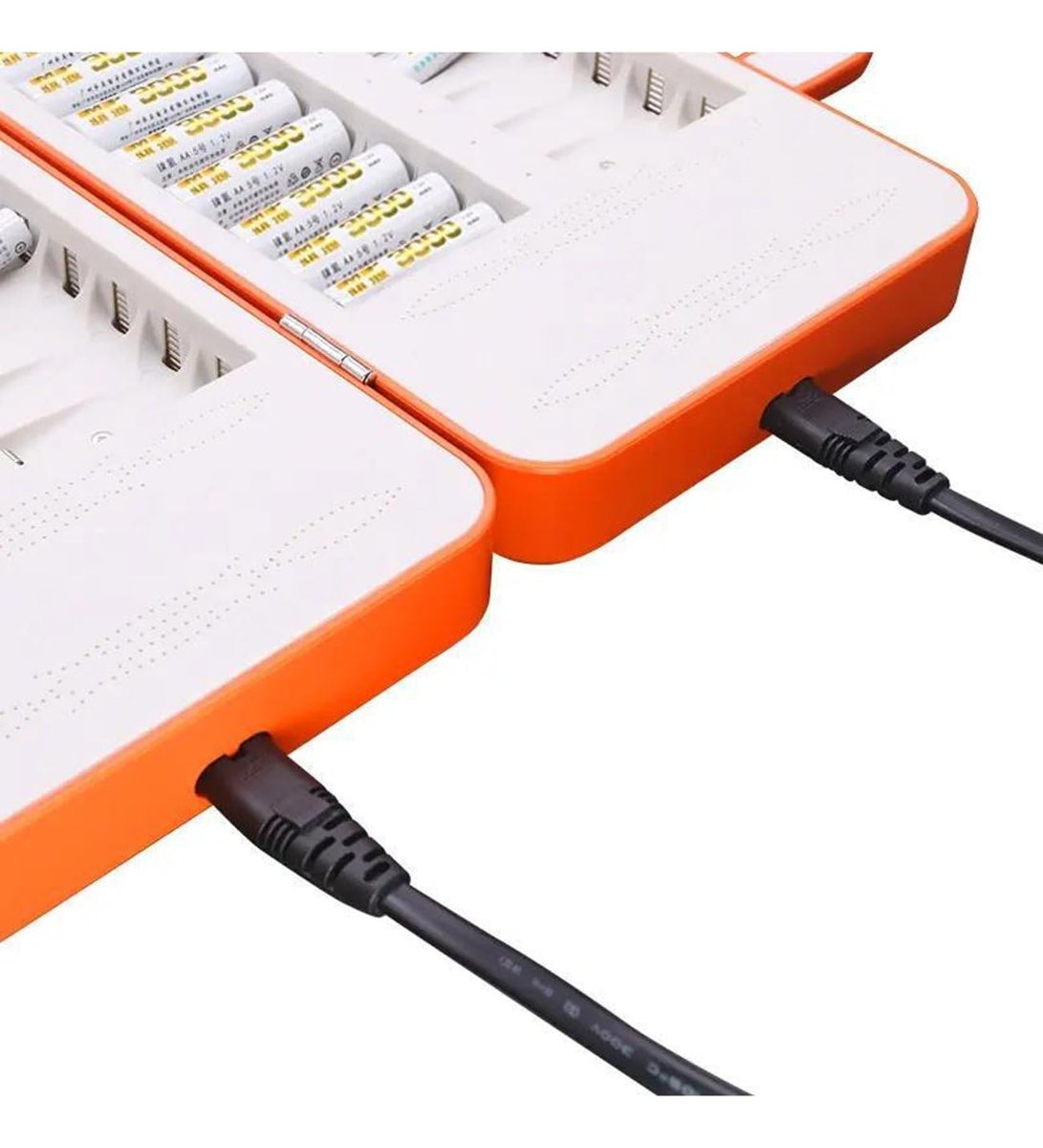 Coverzone Beston C9032W 40 Yuvalı AA/AAA Pil Şarj Cihazı - Ni-MH/Ni-Cd Şarj Edilebilir Piller İçin LED Gösterge, Akıllı Şarj Yönetimi (C9032W)