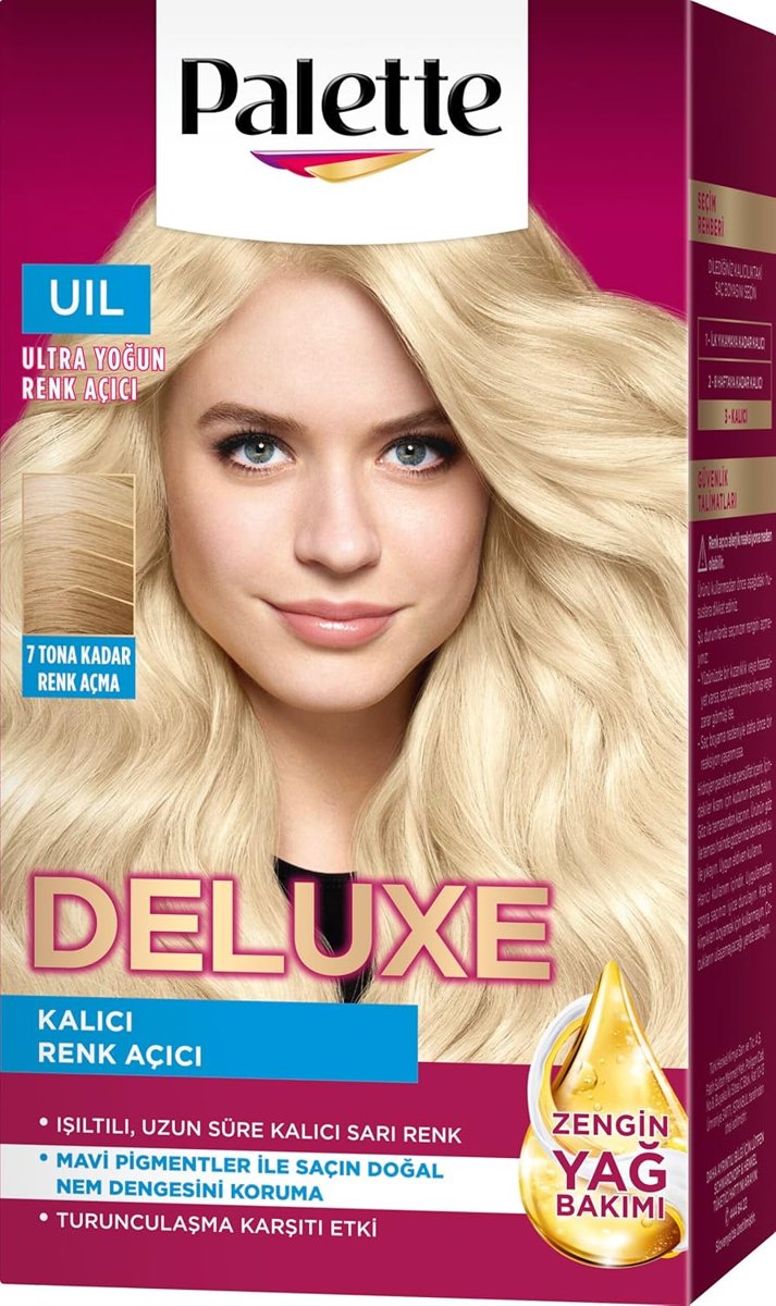 Palette Deluxe Saç Boyası Uil Ultra Yoğun Renk Açıcı Saç Boyası