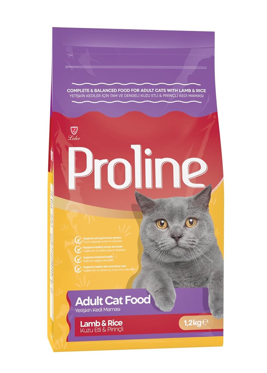 Proline Kuzu Etli Yetişkin Kedi Maması 1.2 KG