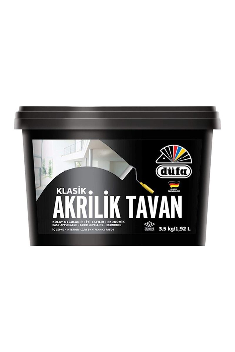 Düfa Akrilik Tavan Boyası Beyaz 3.5 Kg