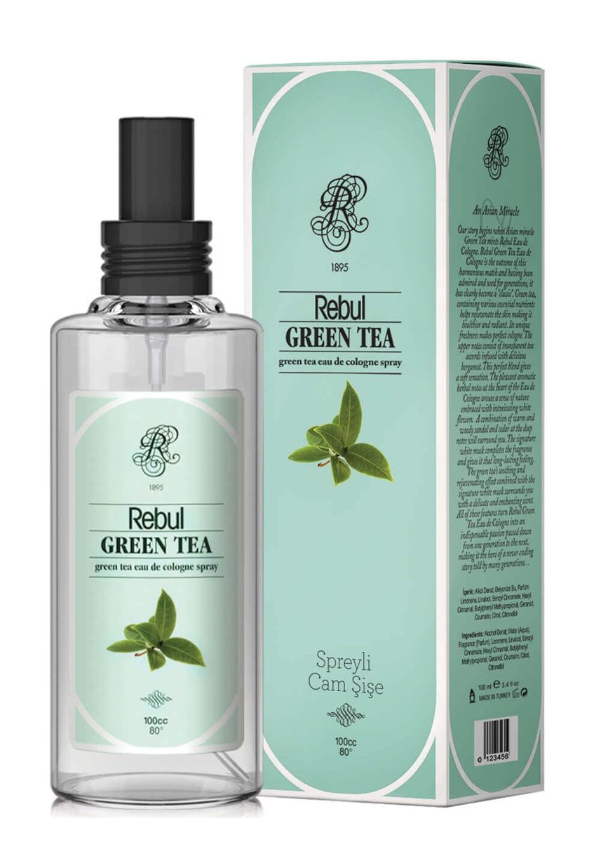 Rebul Yeşil Çay Eau De Cologne 125 ml Kutulu
