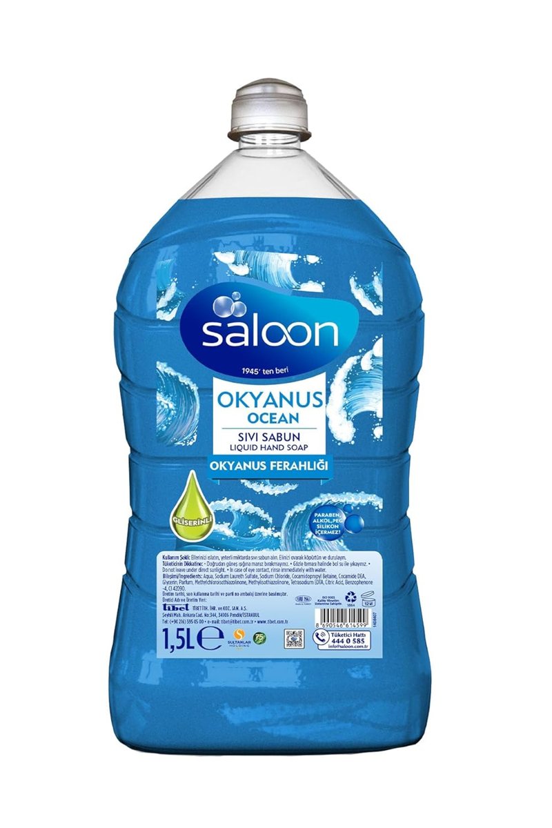 SALOON Sivi Sabun Okyanus Ferahliği 1,5L