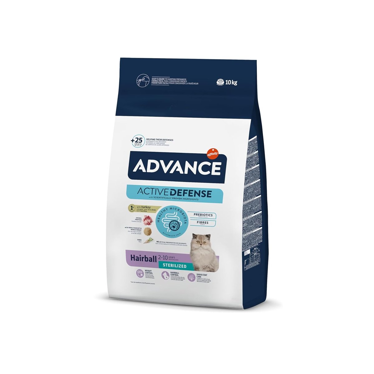 Advance Hairball Hindili Kısırlaştırılmış Kedi Maması 10 Kg