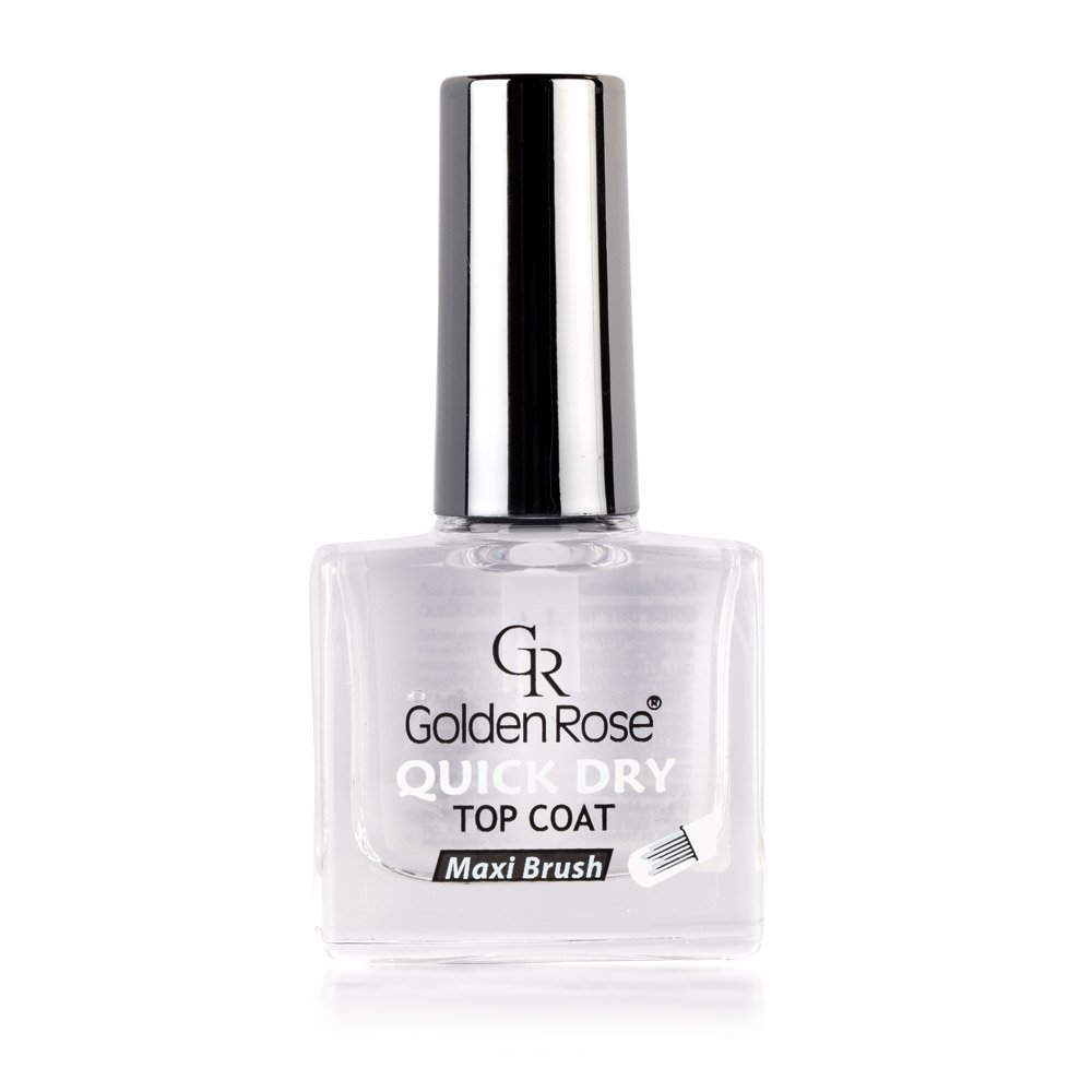 Golden Rose Quick Dry Top Coat - 60 Saniyede Hızlı Kurutucu ve Parlatıcı Oje Cilası