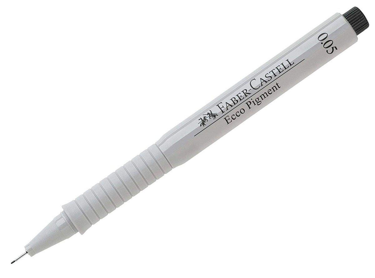 FABER-CASTELL 6 Keçeli Kalemler Paketi ECCO Pigment 0.05 mm Siyah