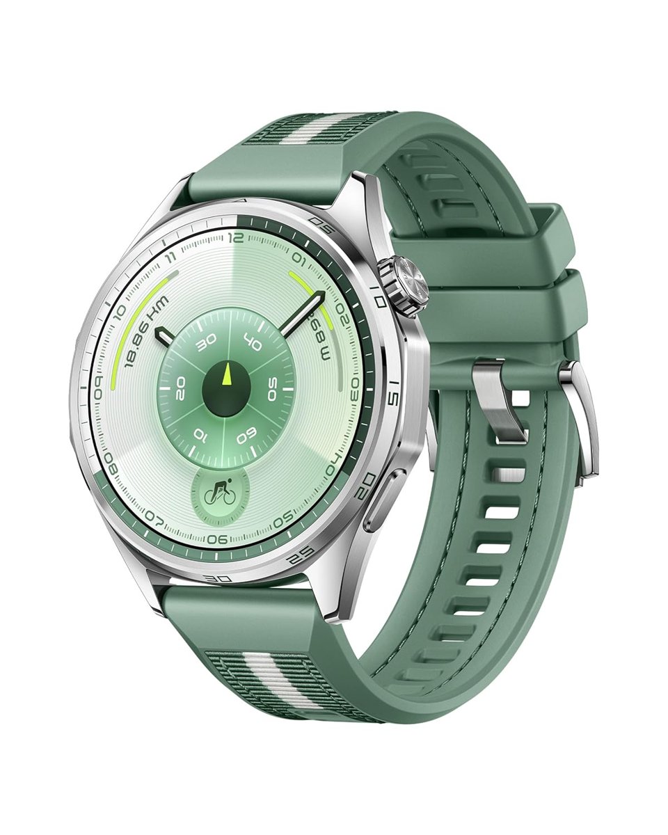 HUAWEI WATCH GT 6 Akıllı Saat, 1.47'' Ekran, 21 güne varan pil ömrü, 100+ Spor Modu, GPS’li Akıllı Saat, Bisiklet Özelliği, iOS  Android Uyumlu, Sağlık Takibi, 46 mm, Yeşil