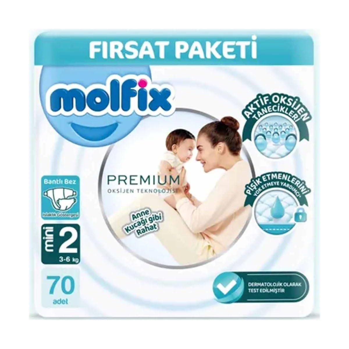 Molfix Oks Mini 70'li Bebek Bezi
