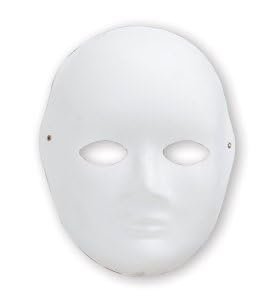 Benim Marifetlerim - Boyanabilir Beyaz Maske 1 Adet