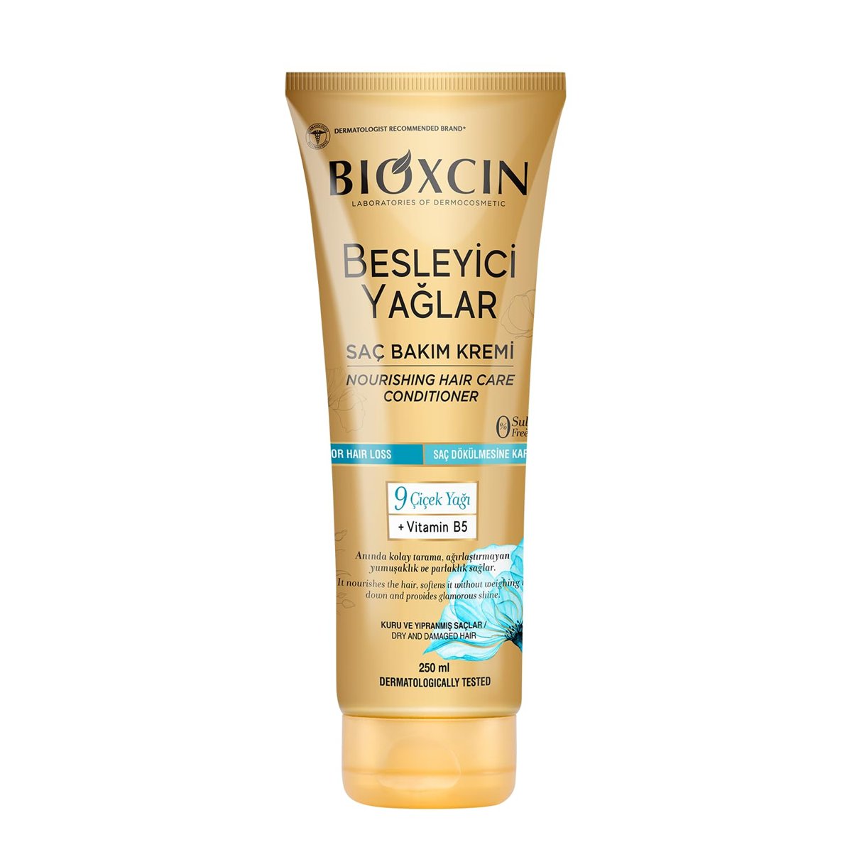 Bioxcin Besleyici Saç Bakım Kremi – 9 Çiçek Yağı, B5 Vitamini ve BioComplex B11 İçeren Yoğun Nemlend