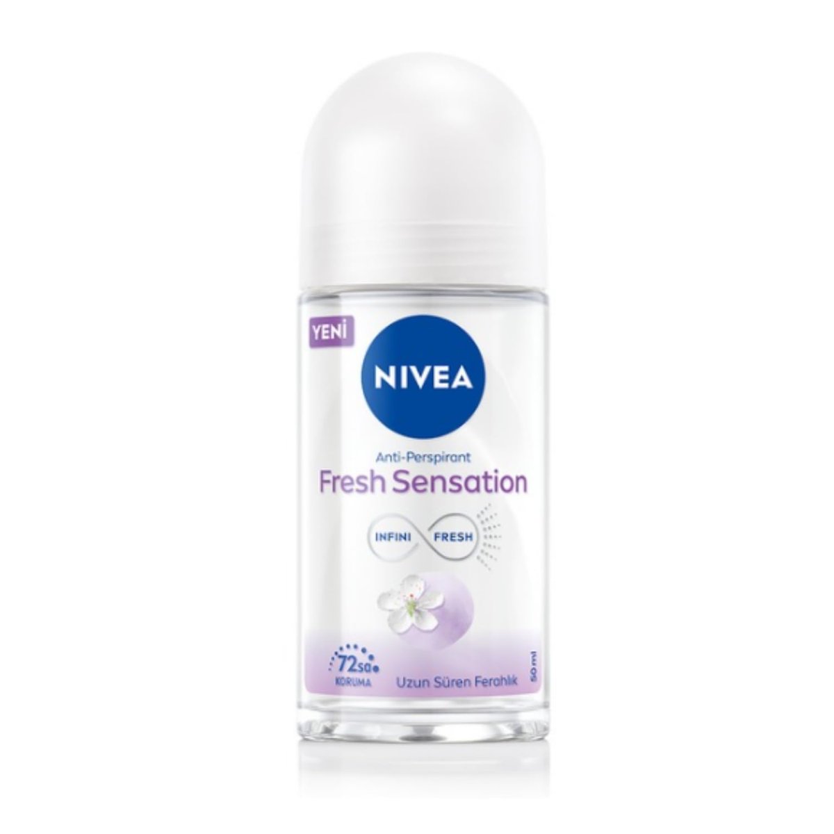 NIVEA Fresh Sensation Kadın Roll On Deodorant 50 ml,72 Saat Anti-Perspirant Koruma