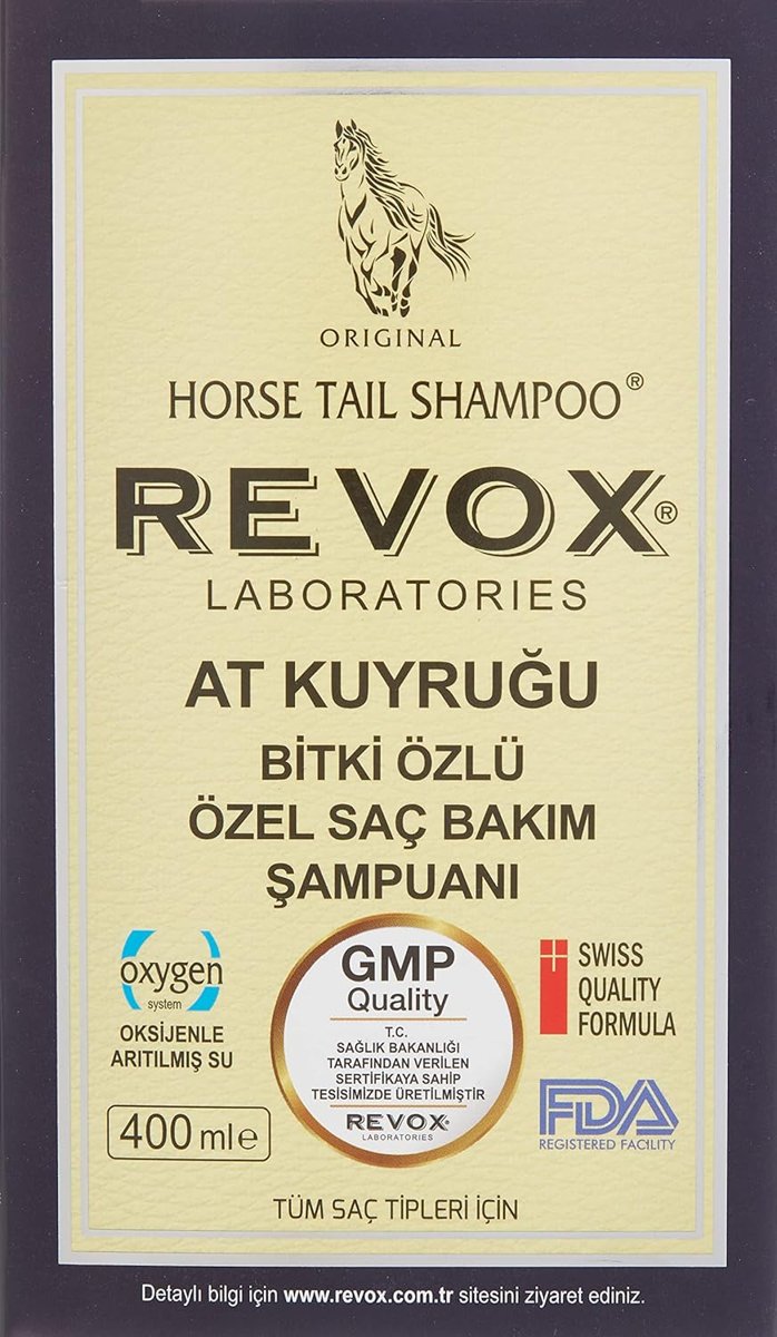 Revox At Kuyruğu Şampuanı, 400 Ml