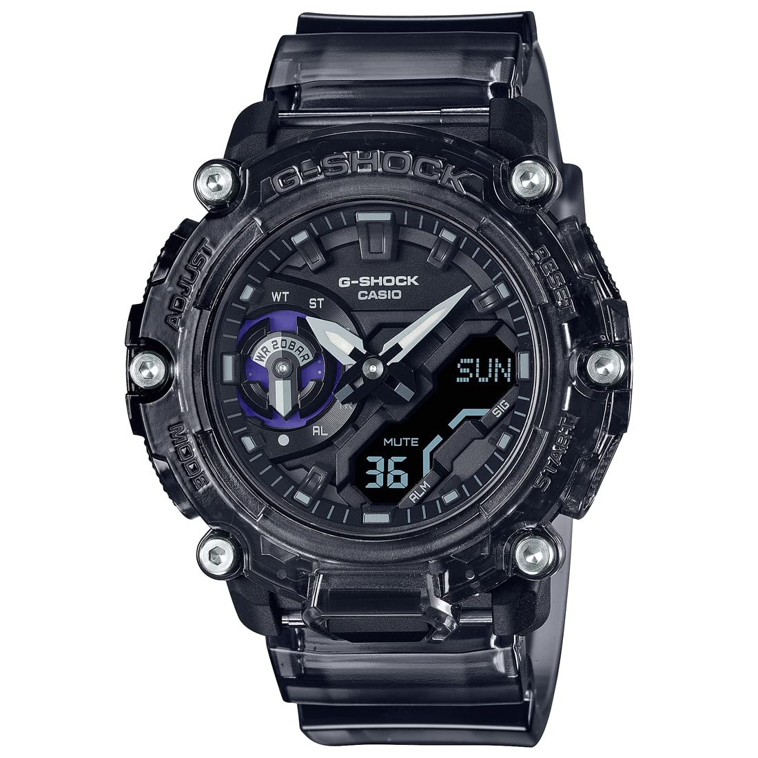 Casio GA-2200SKL-8ADR Kol Saati, Siyah, Standart