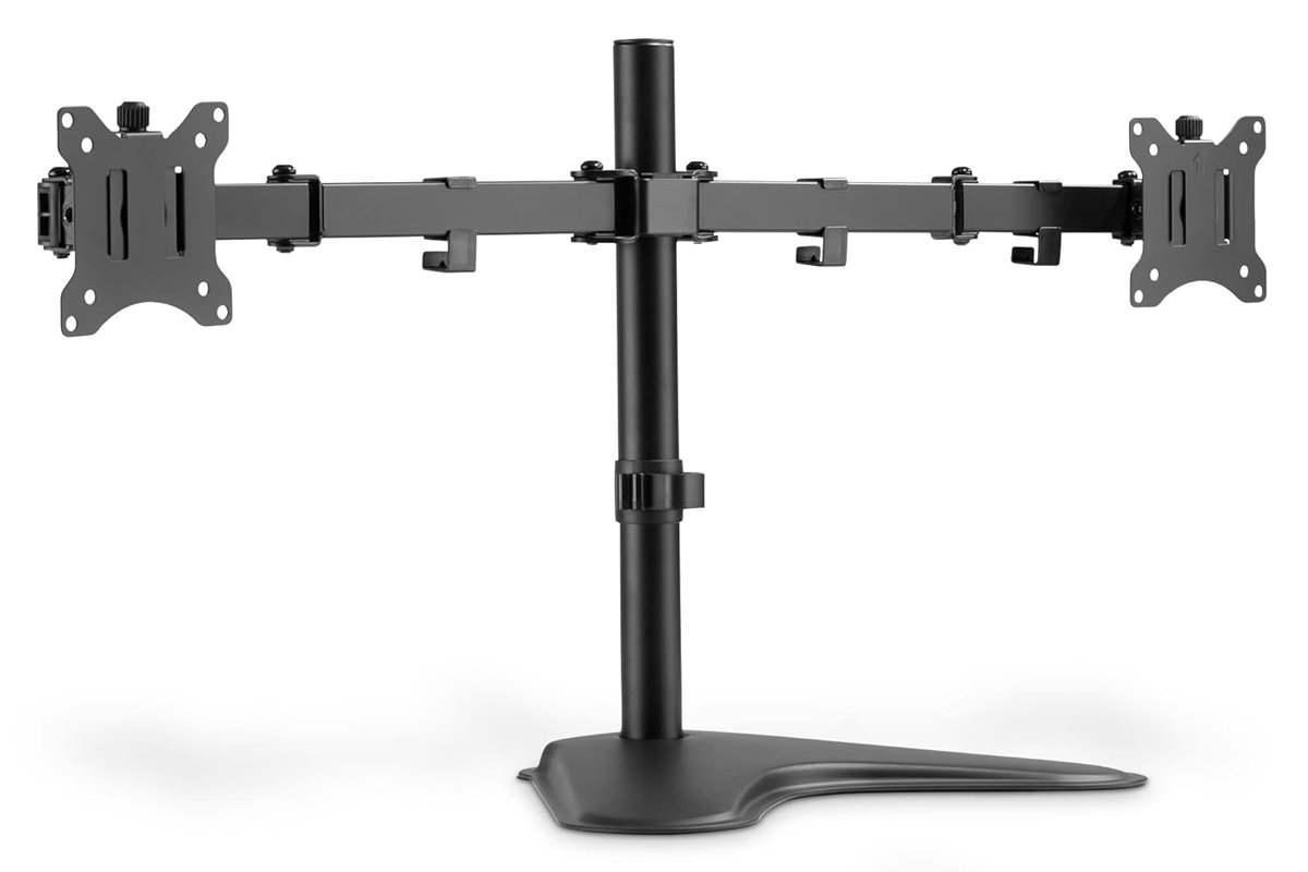 DIGITUS Monitör tutucu - ayak - 2 monitör - 32 inçe kadar - 2X 8 kg'a kadar - VESA 75x75, 100x100 -