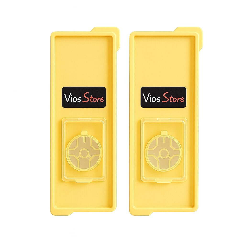 Vios Store 2’li Silikon Buz Kalıbı – Sızdırmaz Kapaklı, Kolay Çıkar, 12 Gözlü, Esnek Yapı, Yıkanabilir, Çoklu Renk Seçeneği ile (Sarı)